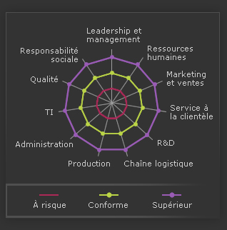 Graphique diagnostique d'entreprise